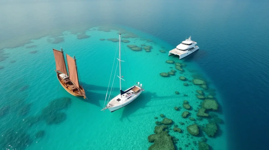 Boat Types Phinisi Catamaran Superyacht - Indonesia yacht charter