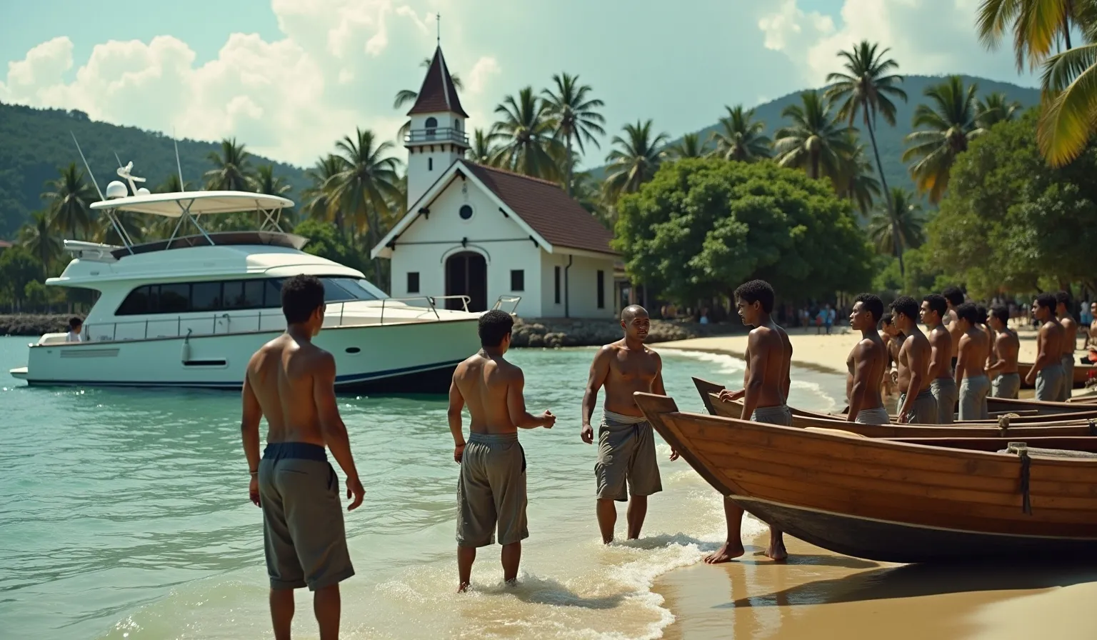 Village Protocol At Anchor Indonesia - Indonesia yacht charter